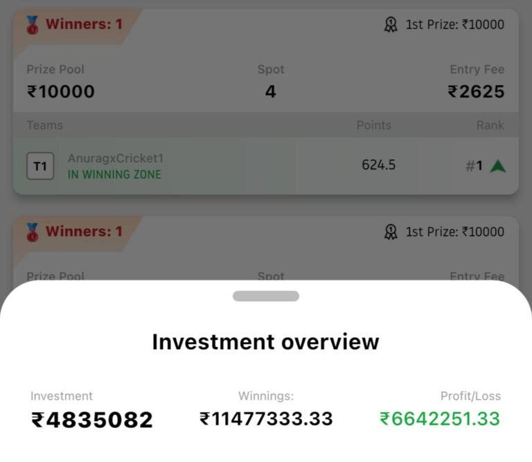 anurag dwivedi fantasy cricket income
